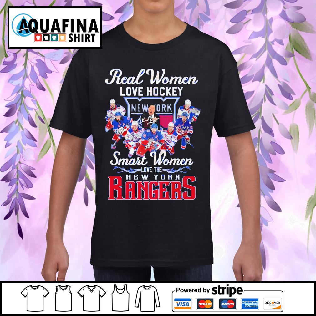 Real women love hockey smart women love the NY Rangers 2023 t-shirt