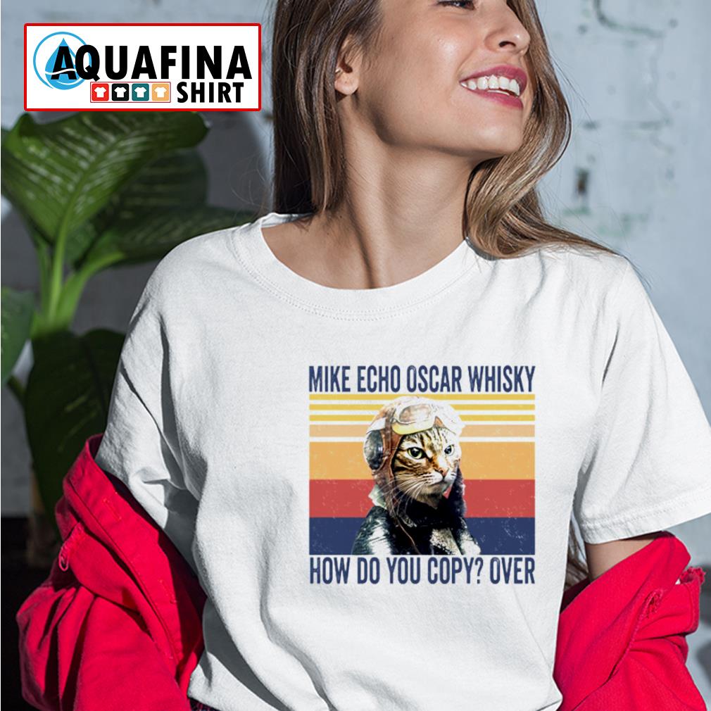 mike echo oscar whiskey cat shirt