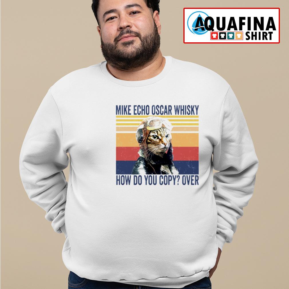 mike echo oscar whiskey cat shirt